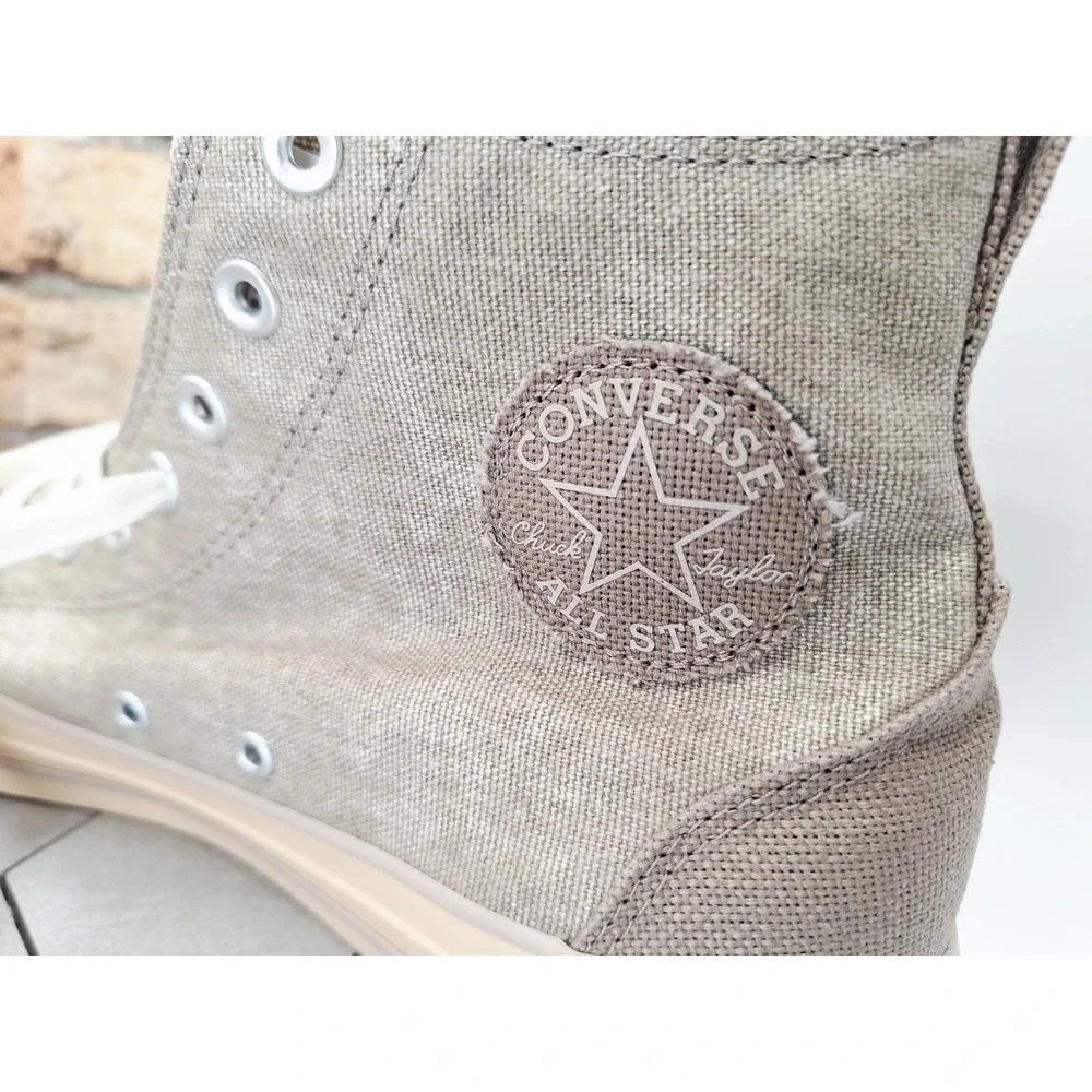 Converse‎ Chuck Taylor Hi Beige Cargo Mud A09123C Men Sz 11.5 Garden Club Rare